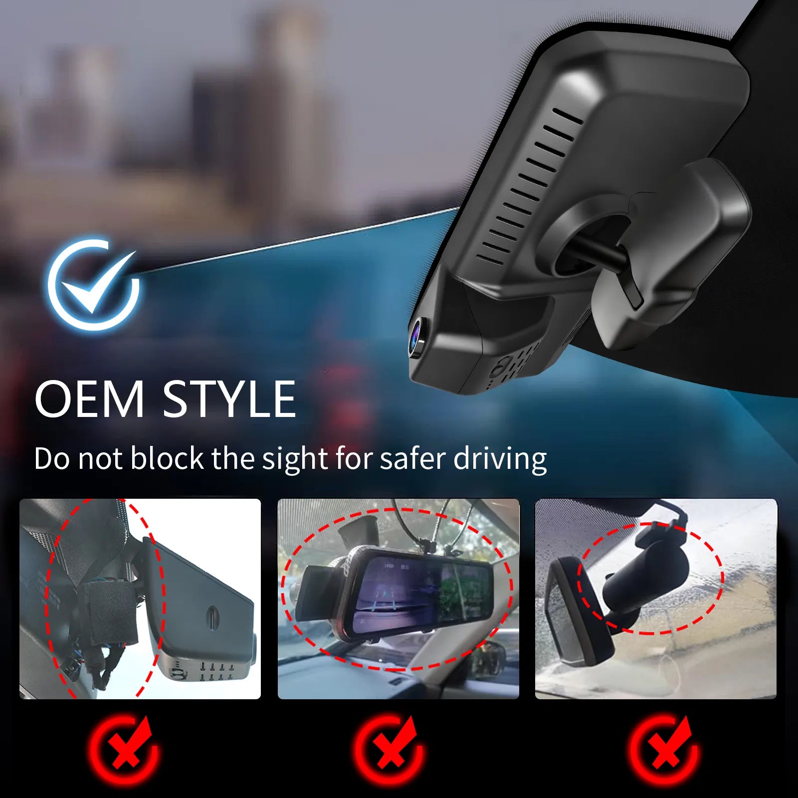 Mangoal Dash Cam for Toyota 4Runner 2025 2026 (Model B)
