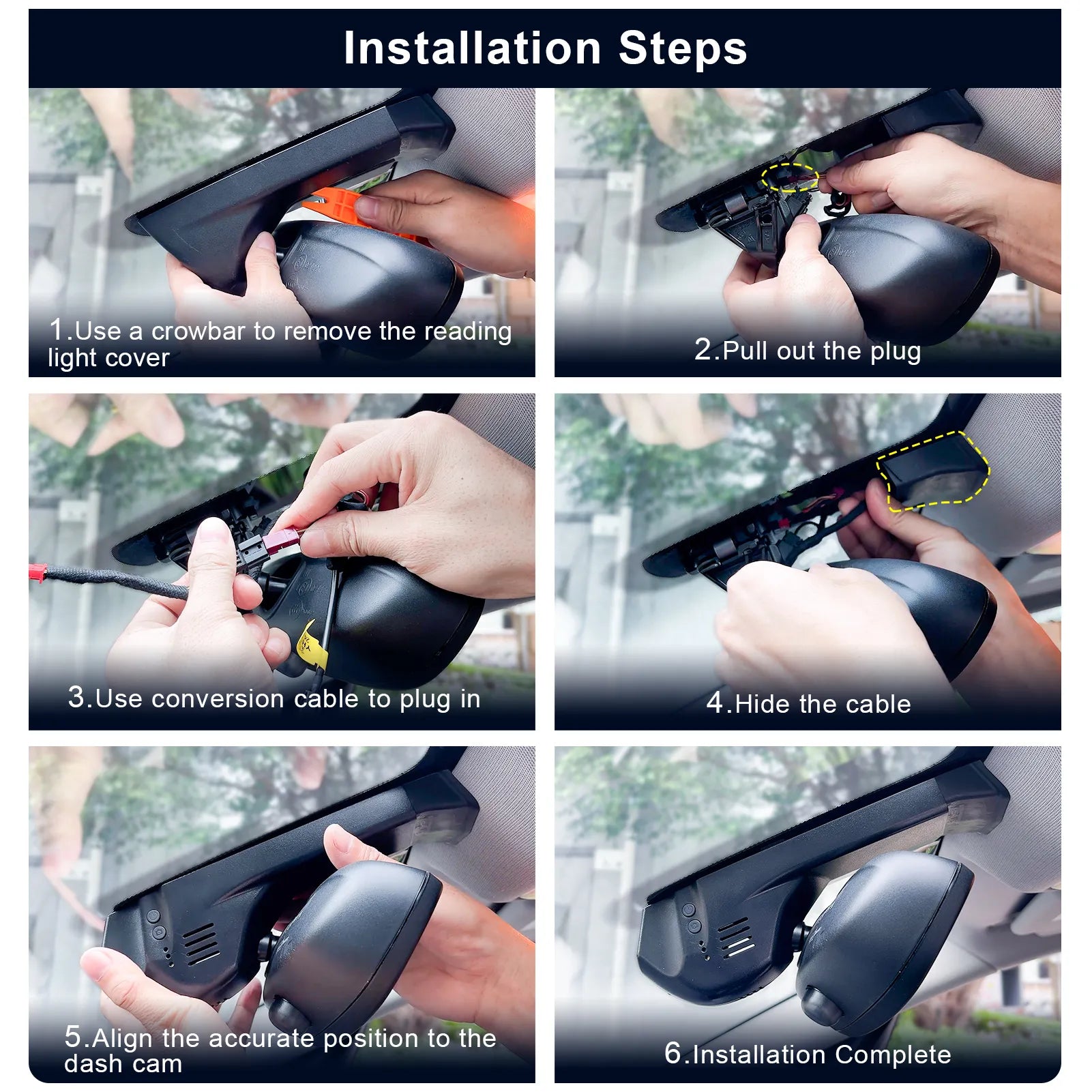 Mangoal Front 4K & Rear 2K HDR Dash Cam, Dual STARVIS 2, for BMW 4-Series Gen2 G22 G23 G26 2021-2026 M4 G82 G83(Model A)