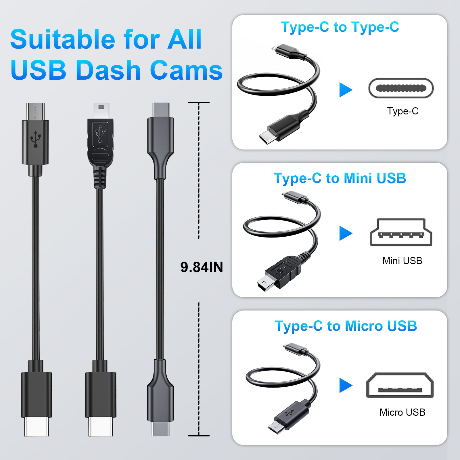 Mangoal Dashcam Power Adapter Custom for Honda, Compatible with Select Overhead Console (Dome Light) Styles, Hide Wires GPS Radar Dash Cam Adapter Cable, Connects to Factory Dome Light Connector