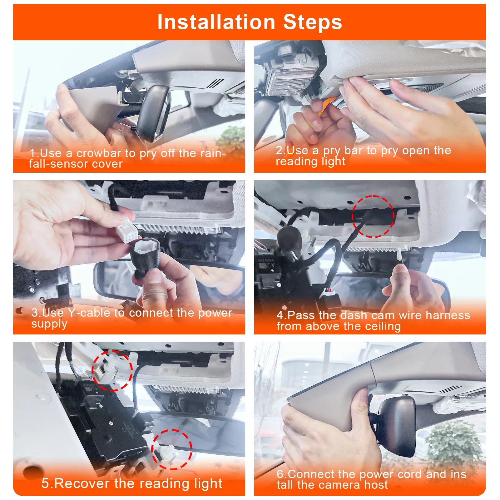 Mangoal Dash Cam for Honda Gen6 CR-V & CR-V Hybrid 2023-2026(Model B)