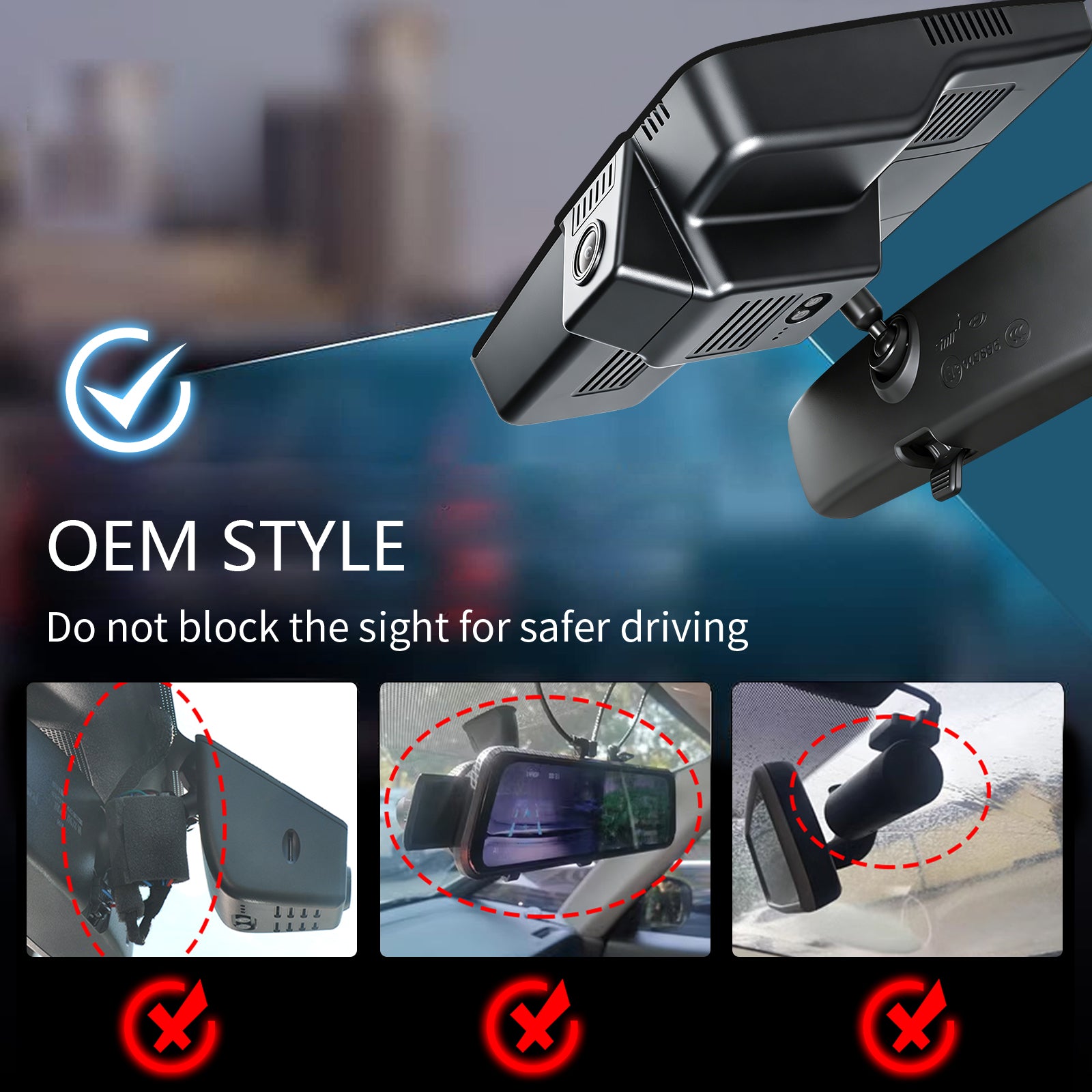 Mangoal Dash Cam for Hyundai Palisade 2023-2025