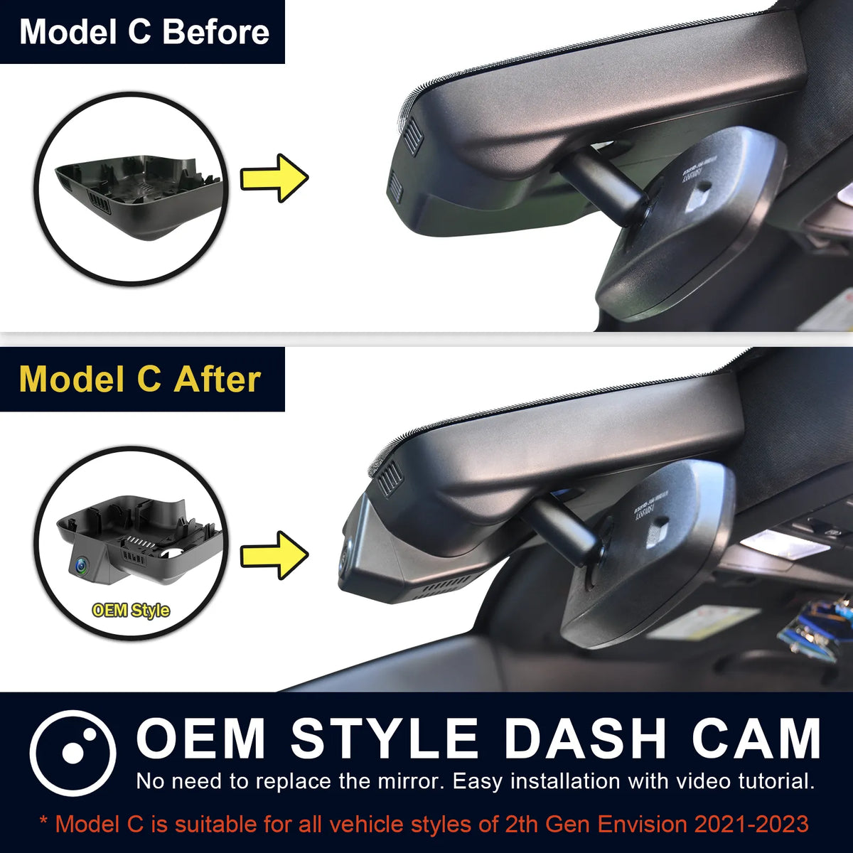 MANGOAL HDR Dash Cam STARVIS 2 for Buick Encore GX 2020-2026