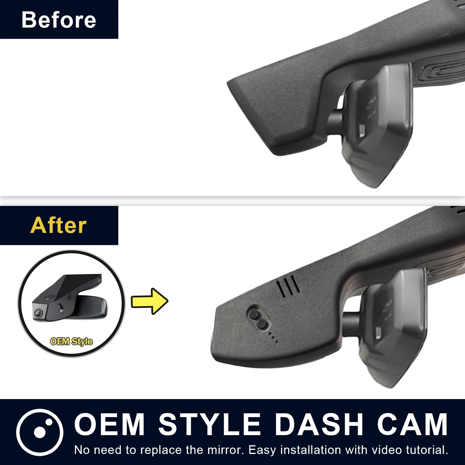 Mangoal Front 4K HDR Dash Cam STARVIS 2 for BMW X6 Gen3 G06 2020-2023(Model A)