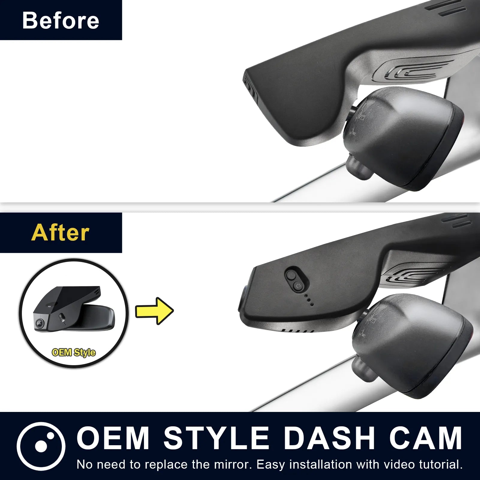 Mangoal Front 4K & Rear 2K HDR Dash Cam, Dual STARVIS 2, for BMW 8 Series Gen2 G14 G15 G16 2020-2026(Model A)
