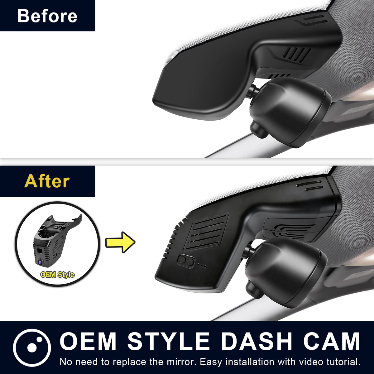 MANGOAL 4K STARVIS 2 Dash Cam (GPS Included) for BMW 2 Series M2 G87 2024–2027 (Model G)