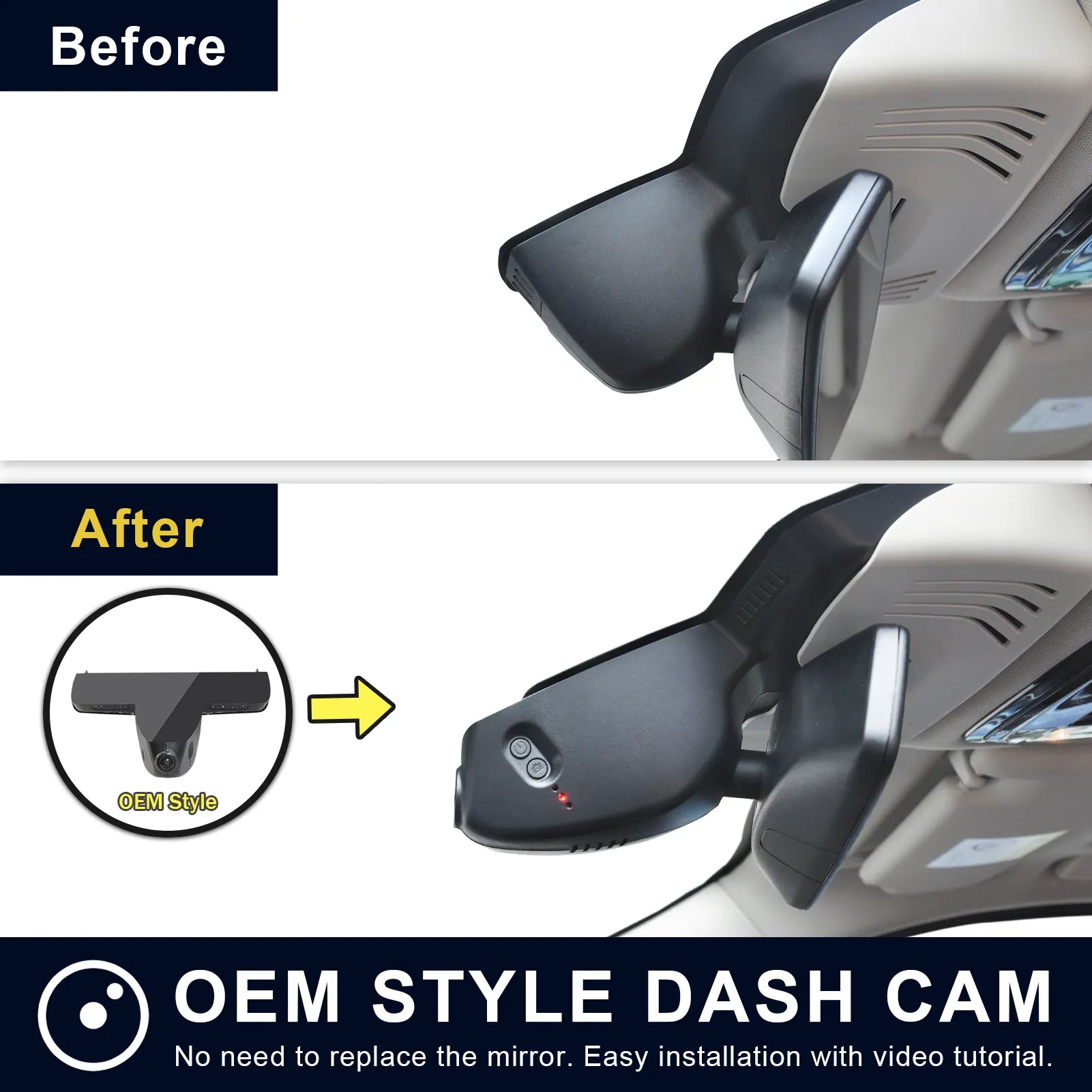 Mangoal Front 4K & Rear 2K HDR Dash Cam, Dual STARVIS 2, for BMW Gen3 G01 X3 2018-2024, F97 X3M 2020+(Model C)