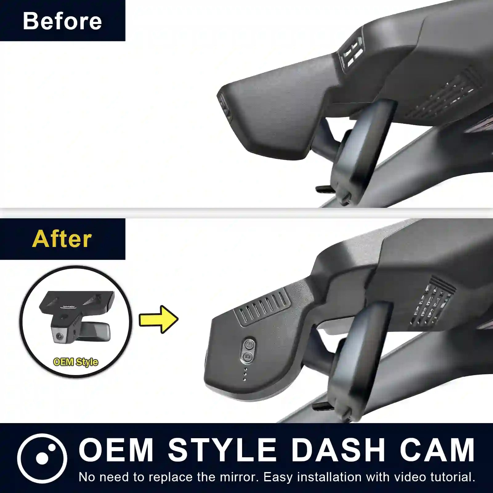 BMW 7-Series Gen-7  Model-B OEM style dash camera