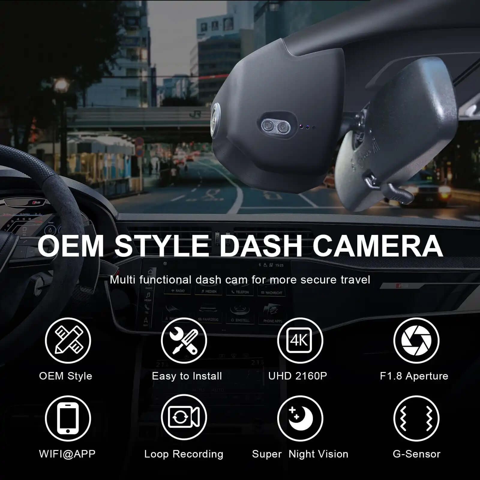 Honda Civic OEM style dash cam