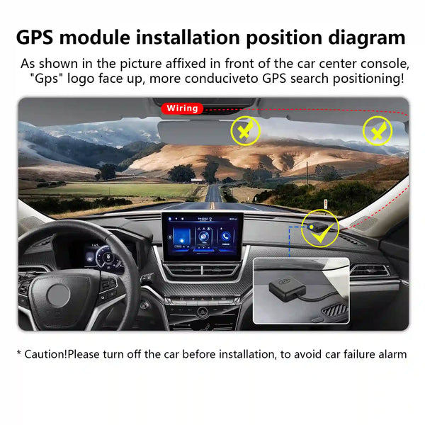 GPS for mangoal dash cam, Long Battery, directly plug in mangoal dash cam