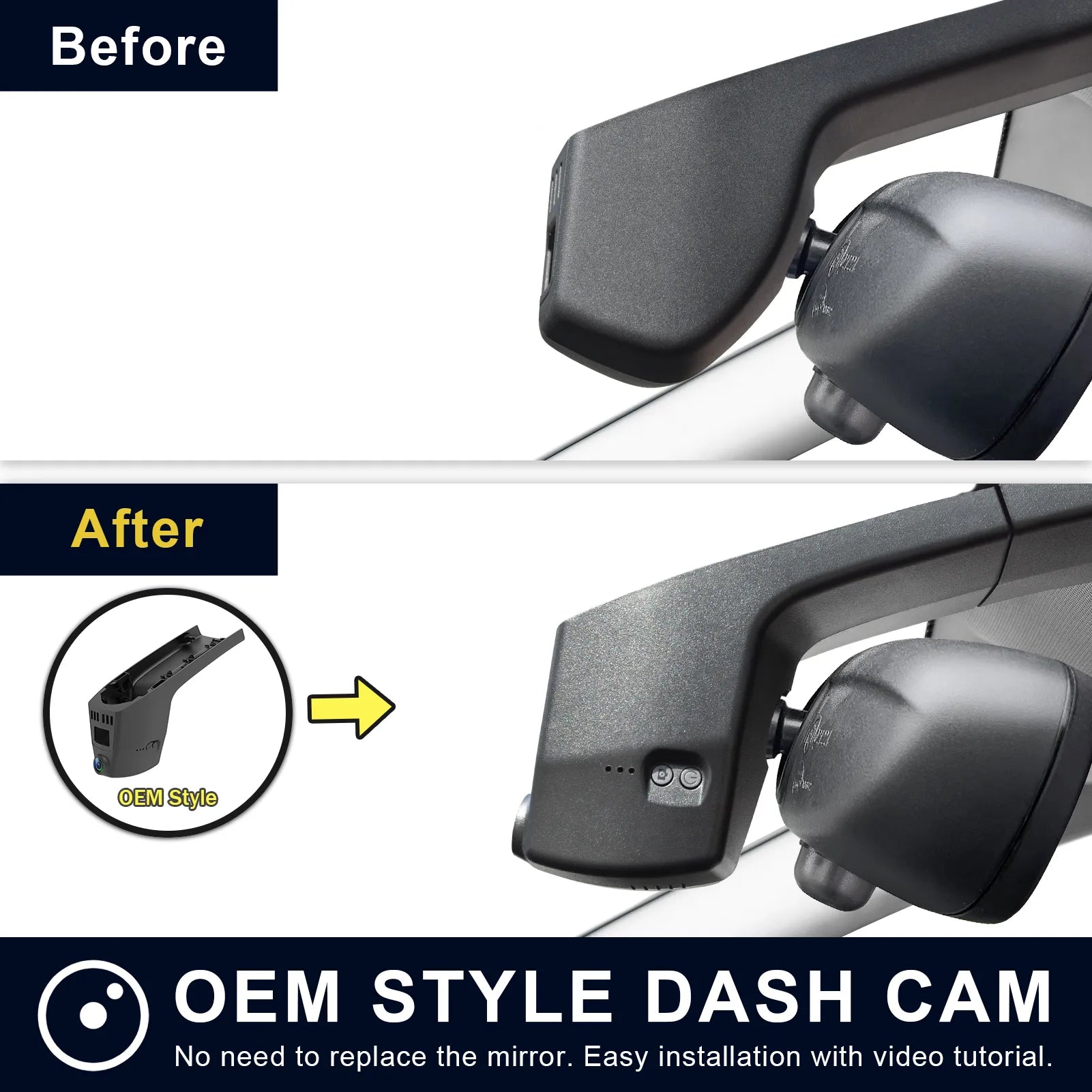 Mangoal Front 4K HDR Dash Cam STARVIS 2 for BMW X4 Gen2 G02 2019-2025 X4M F98 2020-2025(Model A)