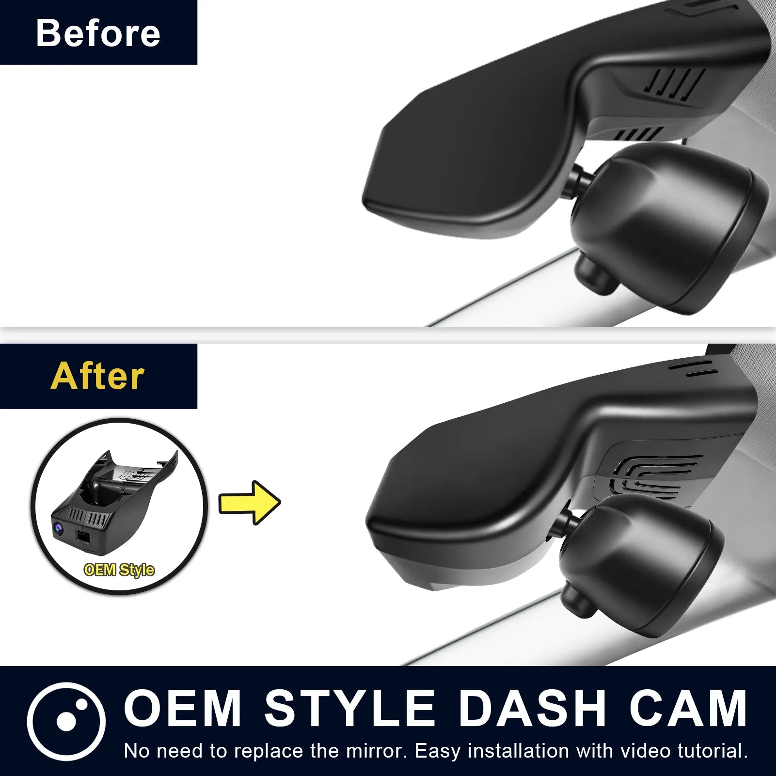 Mangoal Dash Cam for BMW i4 2025(Model B)