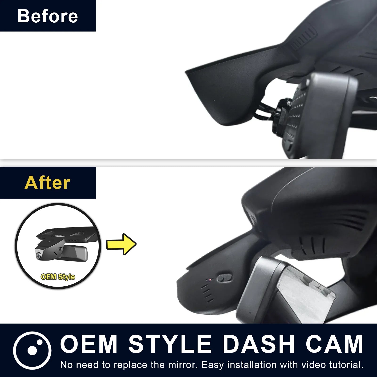 Mangoal Front 4K HDR Dash Cam STARVIS 2 for BMW X4 Gen2 G02 2019-2025 X4M F98 2020-2025(Model B)