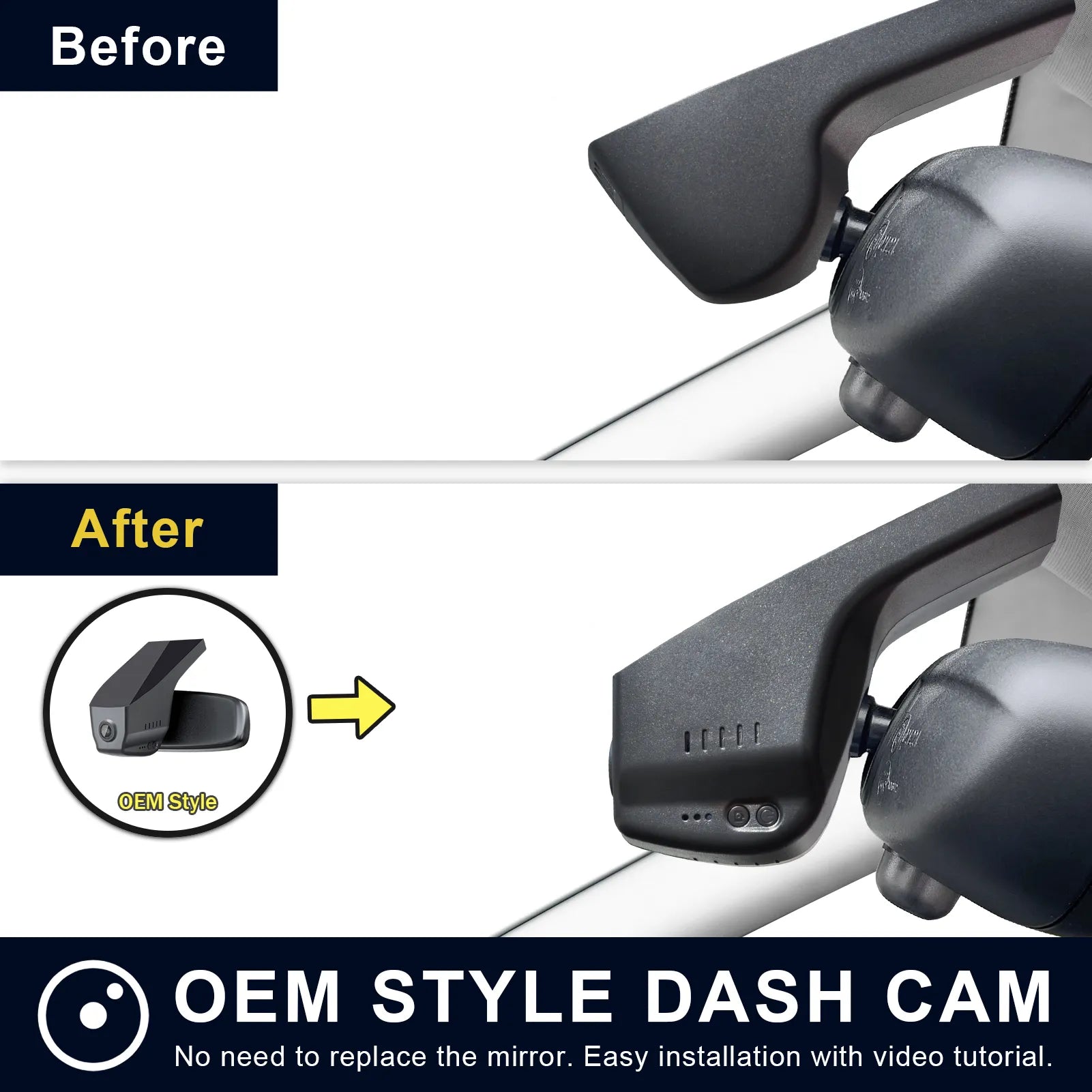 Mangoal Front 4K & Rear 2K HDR Dash Cam, Dual STARVIS 2, for BMW Gen3 G01 X3 2018-2024, F97 X3M 2020+(Model A)