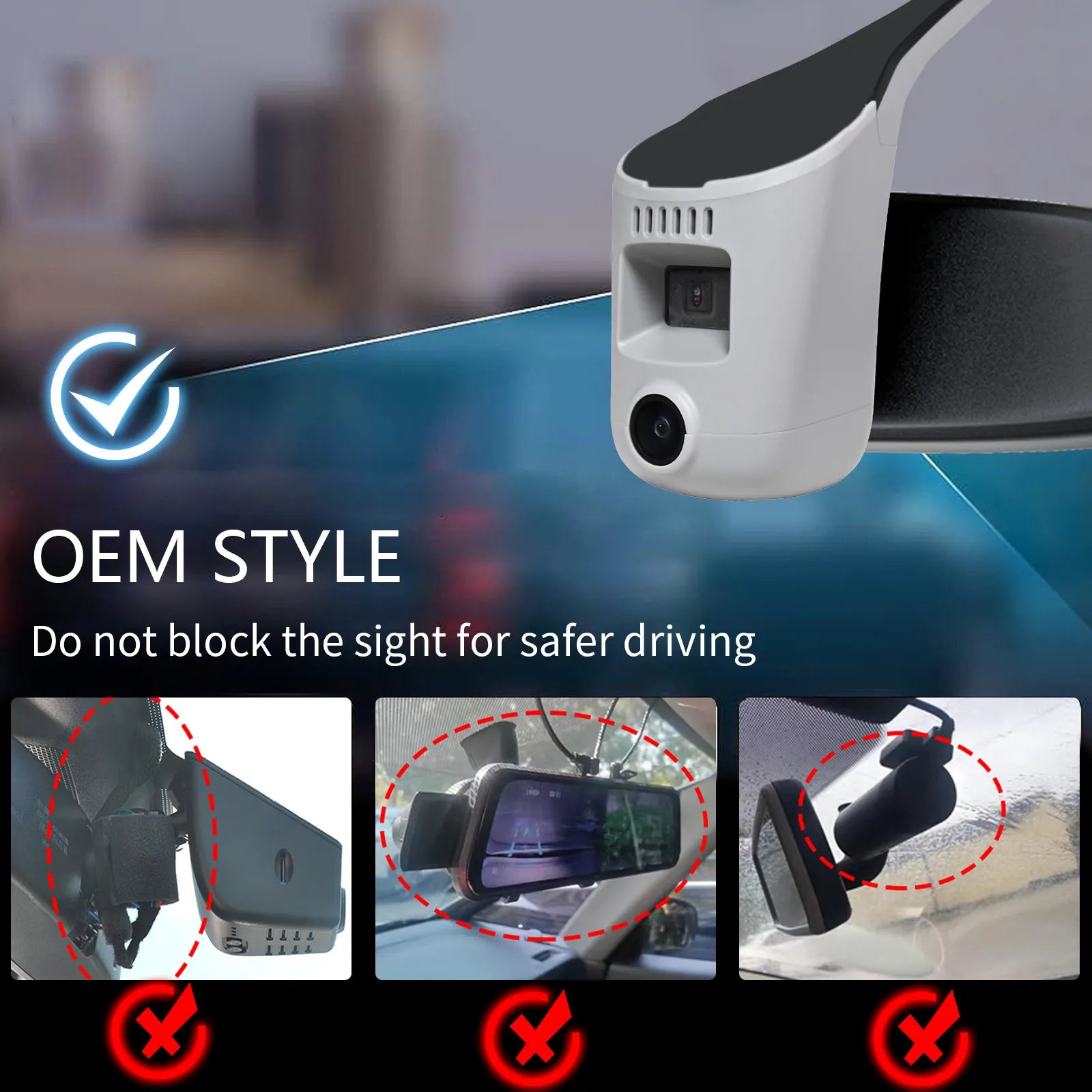 Mangoal Dash Cam for Audi (Model E)