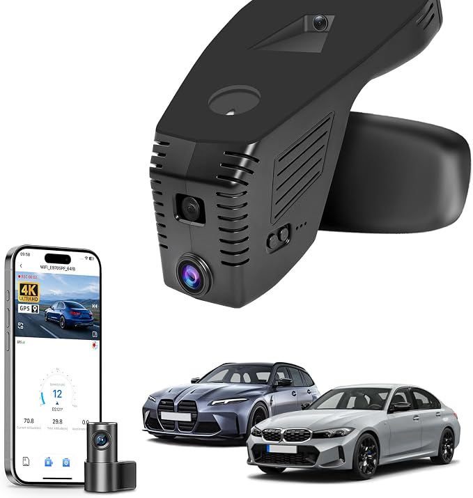 MANGOAL Dash Cam for BMW 3-Series Gen7  G20/G21/G28 (2020-2026, Select 2019 Models) M3 G80 G81 (Model A)