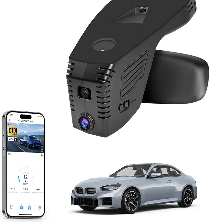 MANGOAL HDR Dash Cam STARVIS 2 for BMW 2 Series M2 G87 2024-2026 (Model G)