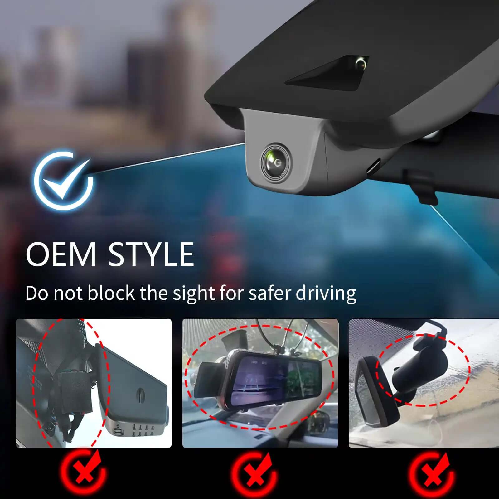 OEM dash camera installtion 