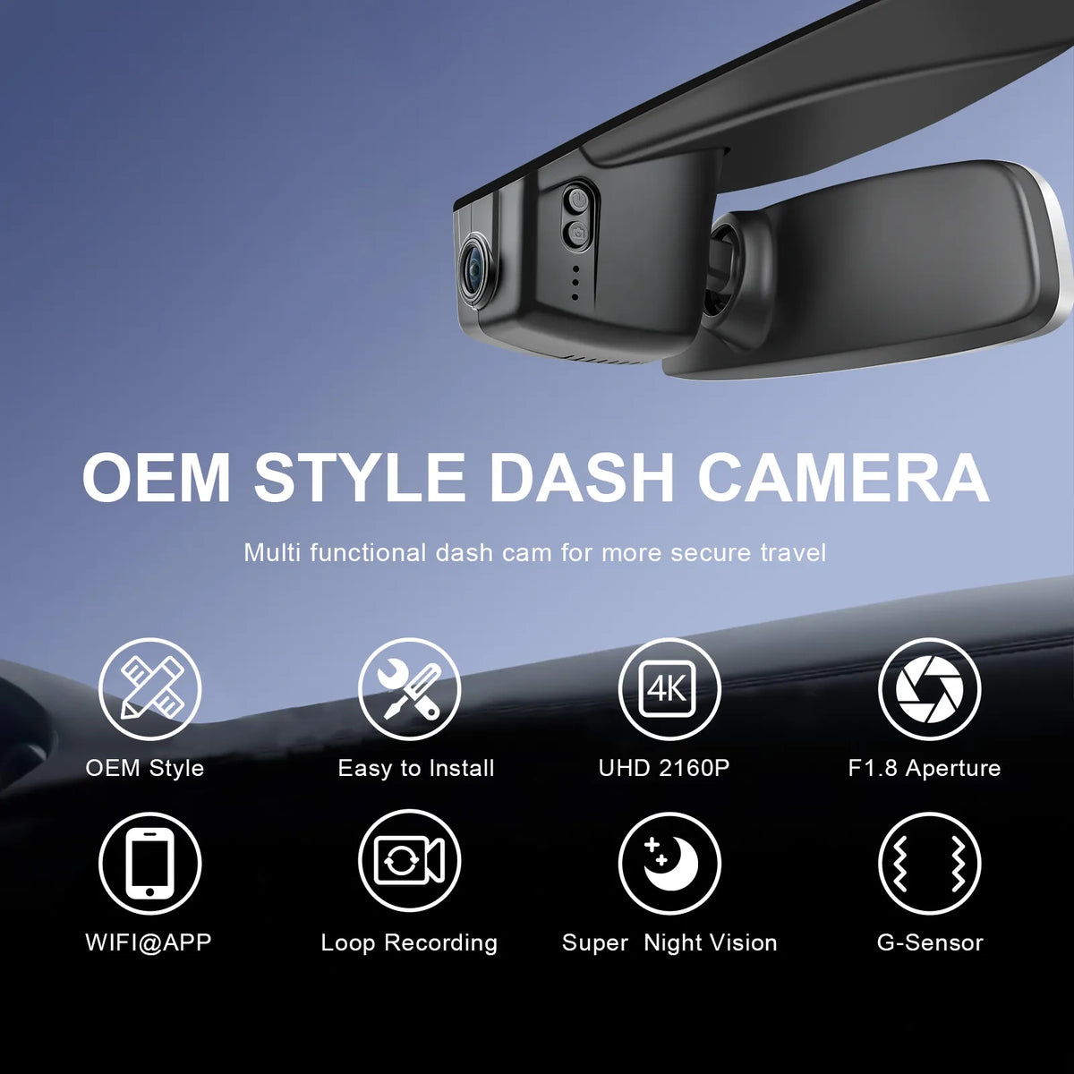 MANGOAL Dash Cam for Volkswagen CC 2012-2017 (Model B)