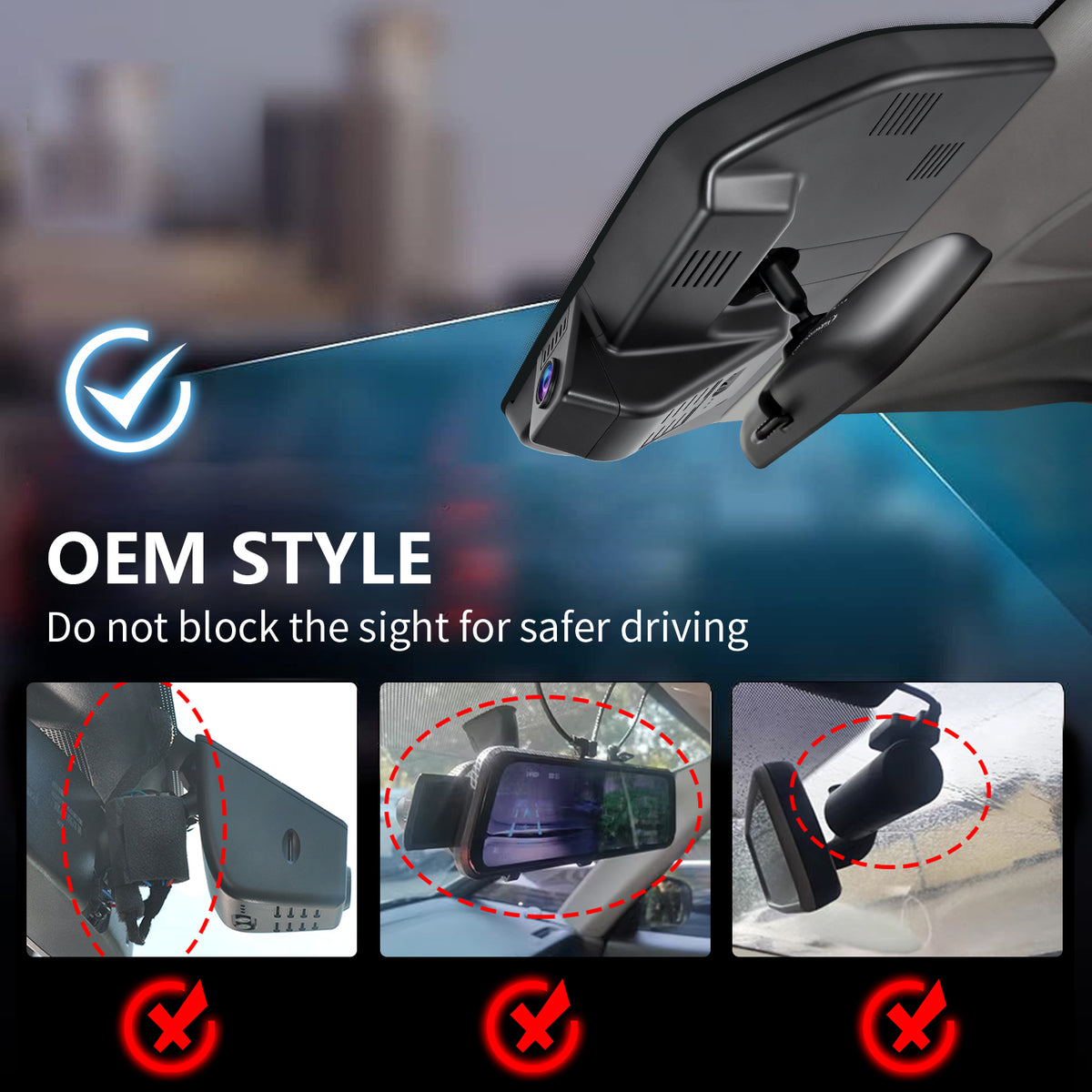 MANGOAL Dash Cam for Kia Niro 2023-2026