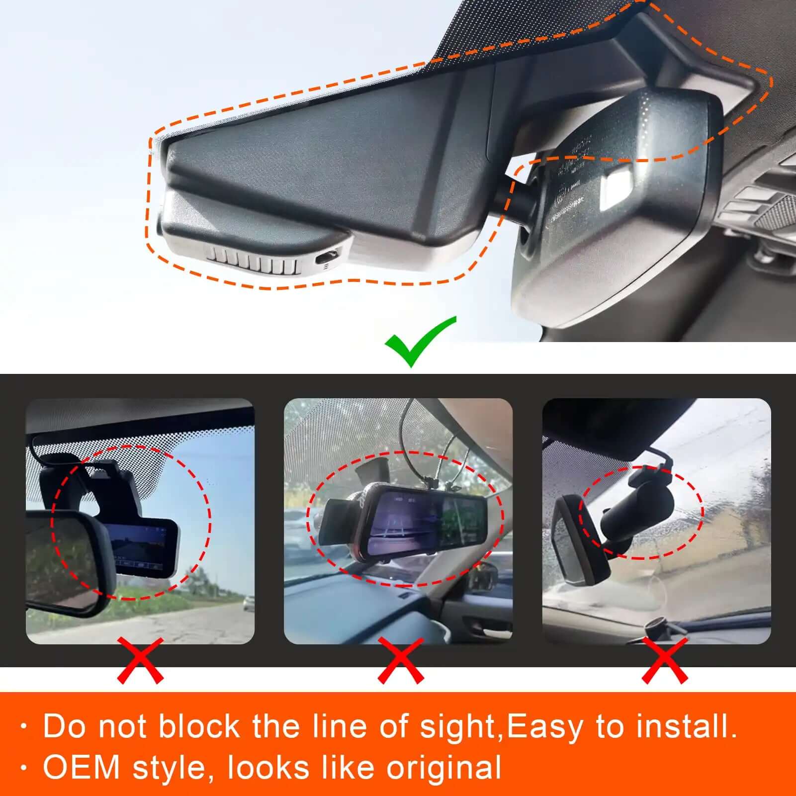 Ford Explorer & taurus OEM style dash cam 