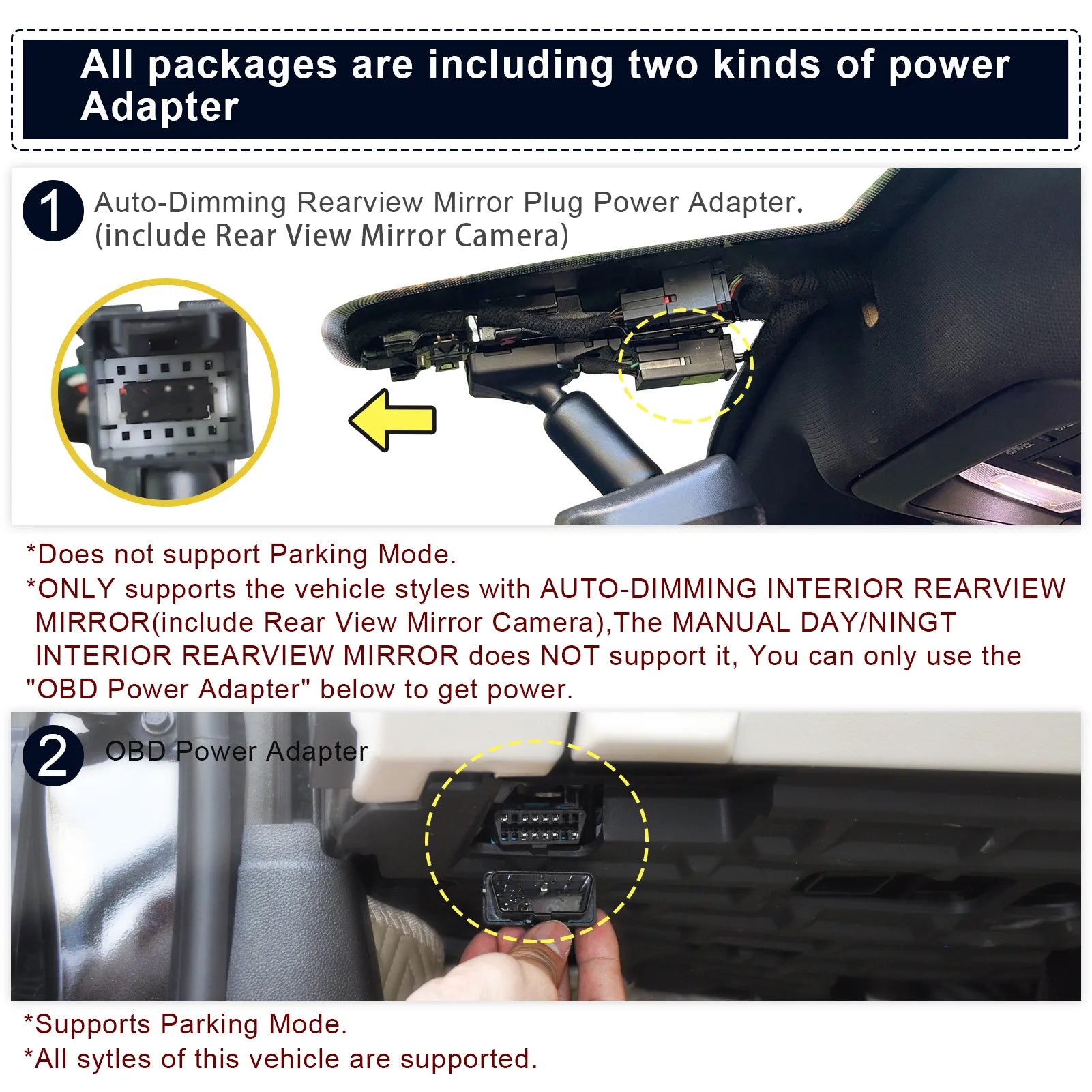 Mangoal Caméra embarquée 4K sur mesure pour Buick Enclave 2018-2023 (modèle A), Base Essence Premium Avenir Preferred, look OEM intégré, vidéo UHD 2160P, capteur G, enregistrement en boucle, facile à installer, carte 128 Go