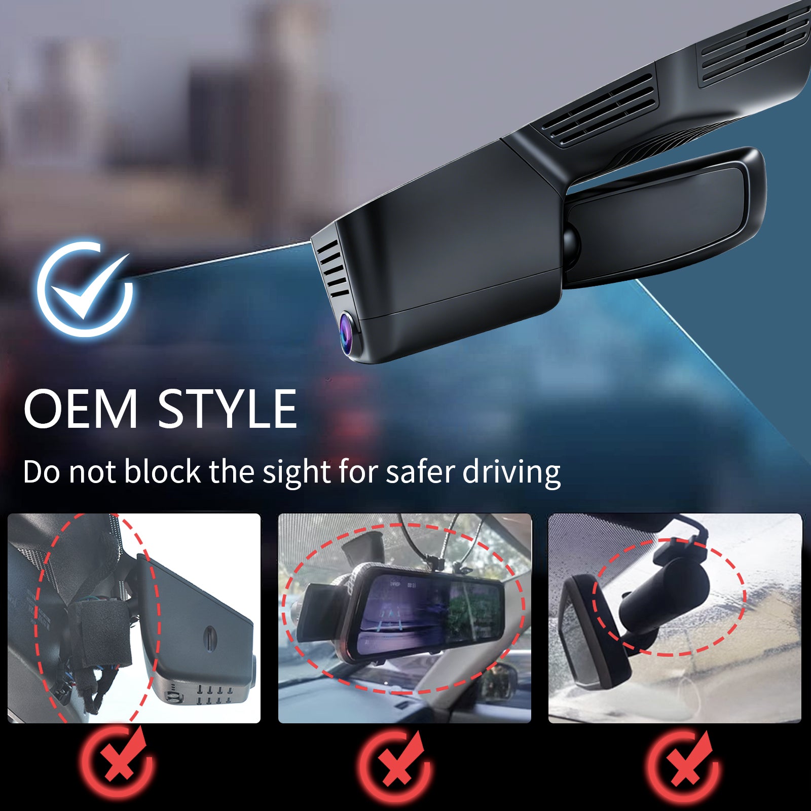 Mangoal Dash Cam for Jaguar F-Pace X761 Facelift 2021-2026 (Model B)