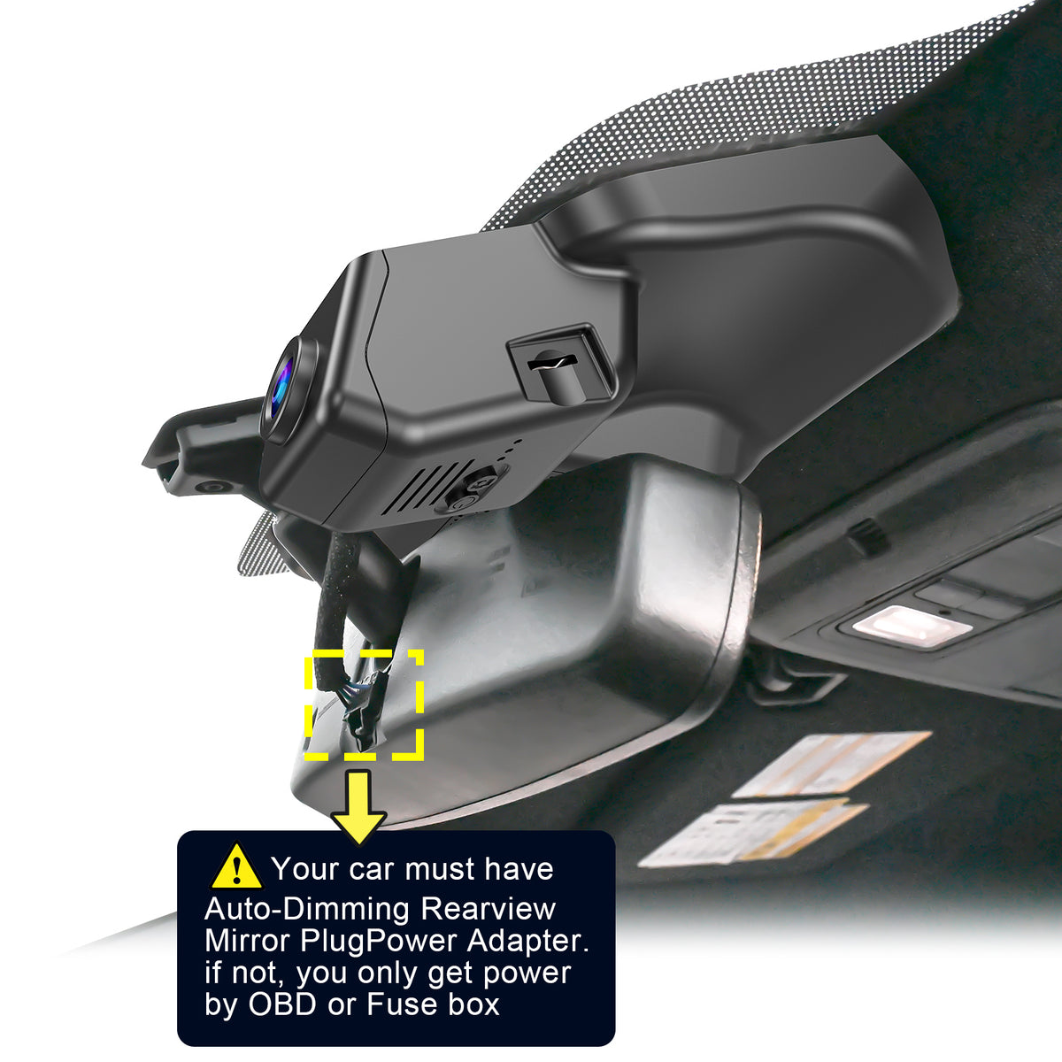 MANGOAL Dash Cam for Ford F150 2021-2026, F250 F350 F450 2023-2026(D)