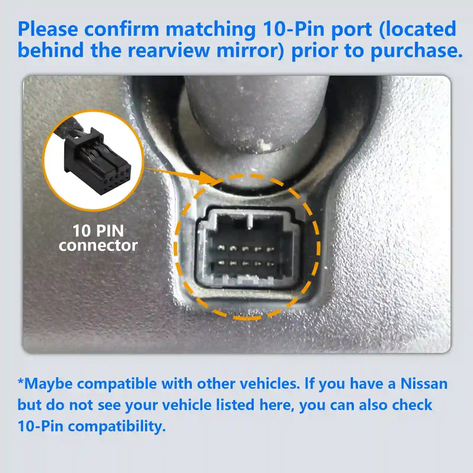 Dashcamera Power adapter titan altima 