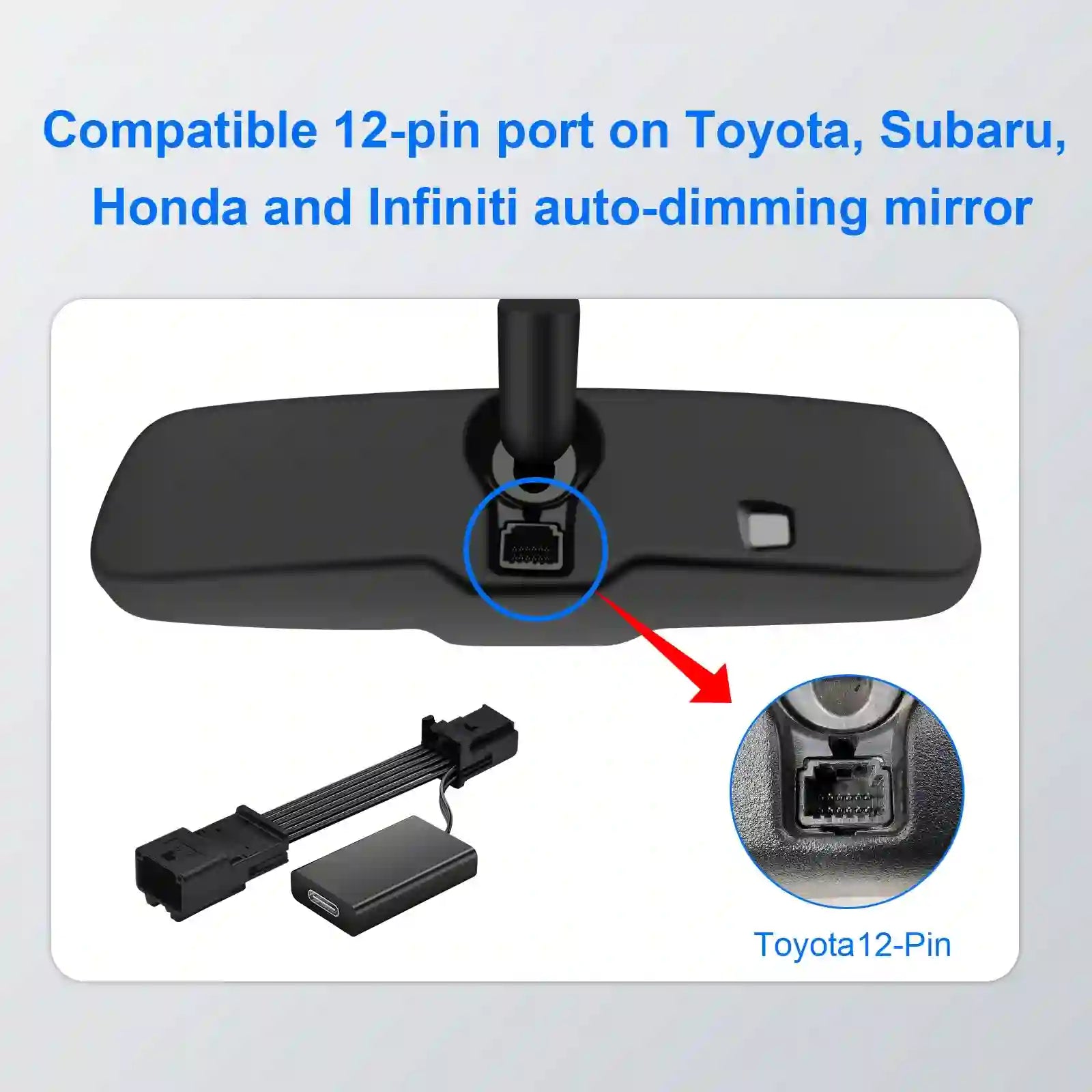 toyota corolla camera power adapter 
