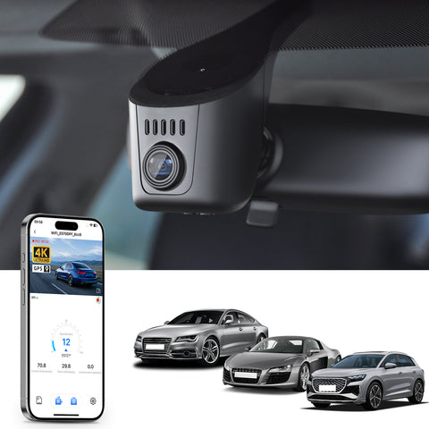 MANGOAL Dash Cam (GPS Included) for Audi (Model A)