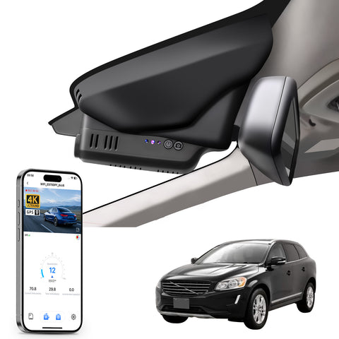 MANGOAL Dash Cam (GPS Included) for Volvo XC60 2013–2017 (Model A)