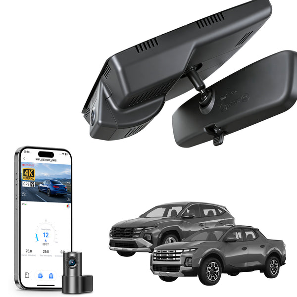 Mangoal Dash Cam for Hyundai Tucson & Santa Cruz 2022-2026