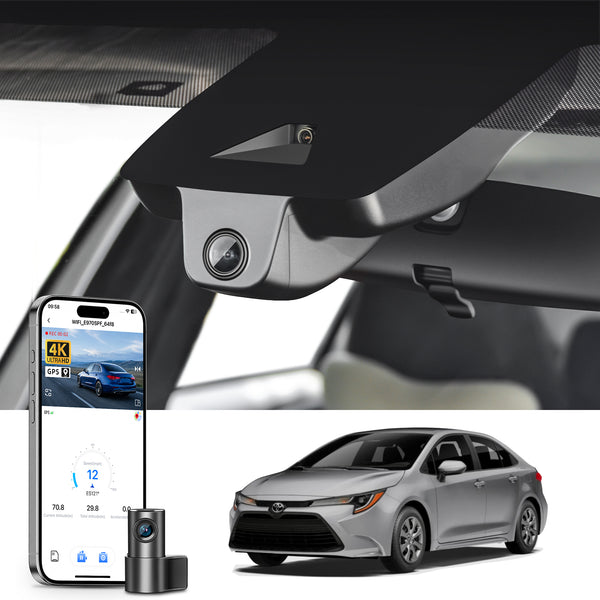 MANGOAL Dash Cam (GPS Included) for Toyota Corolla Gen12 E210 2023–2026 (Model A)