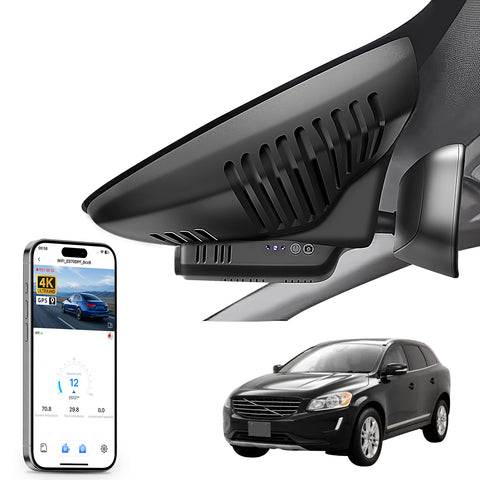MANGOAL Dash Cam (GPS Included) for Volvo XC60 2013–2017 (Model B)