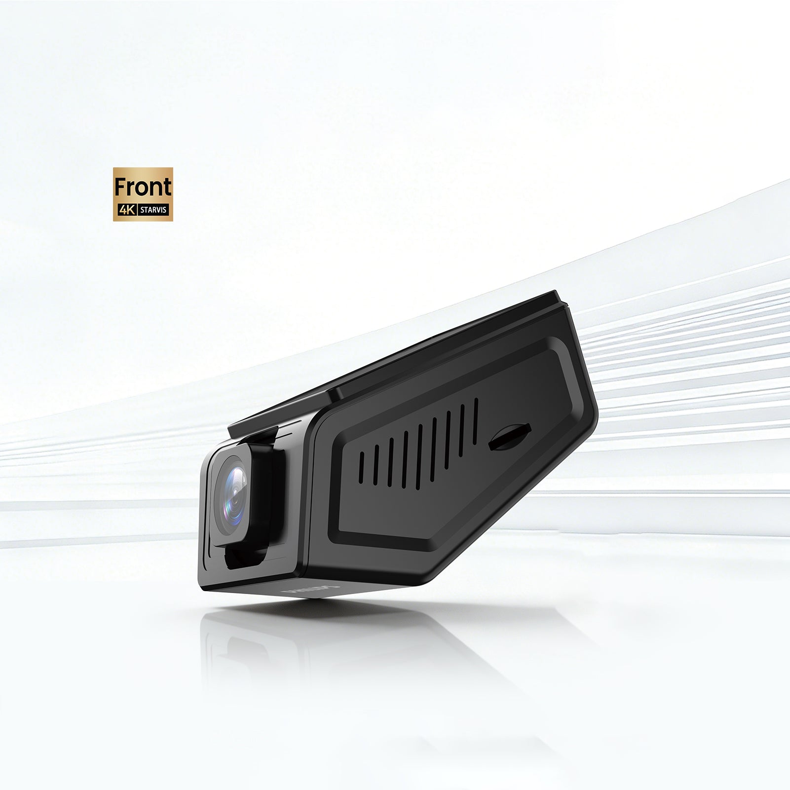 Mangoal Caméra de tableau de bord avant 4K et arrière 1080p pour Ford F150 2013-2024 F250/F350 Super Duty 2015-2024 XLT Lariat King Ranch Tremor Raptor Limited Platinum (modèle B), application et WiFi gratuits, carte 128 Go
