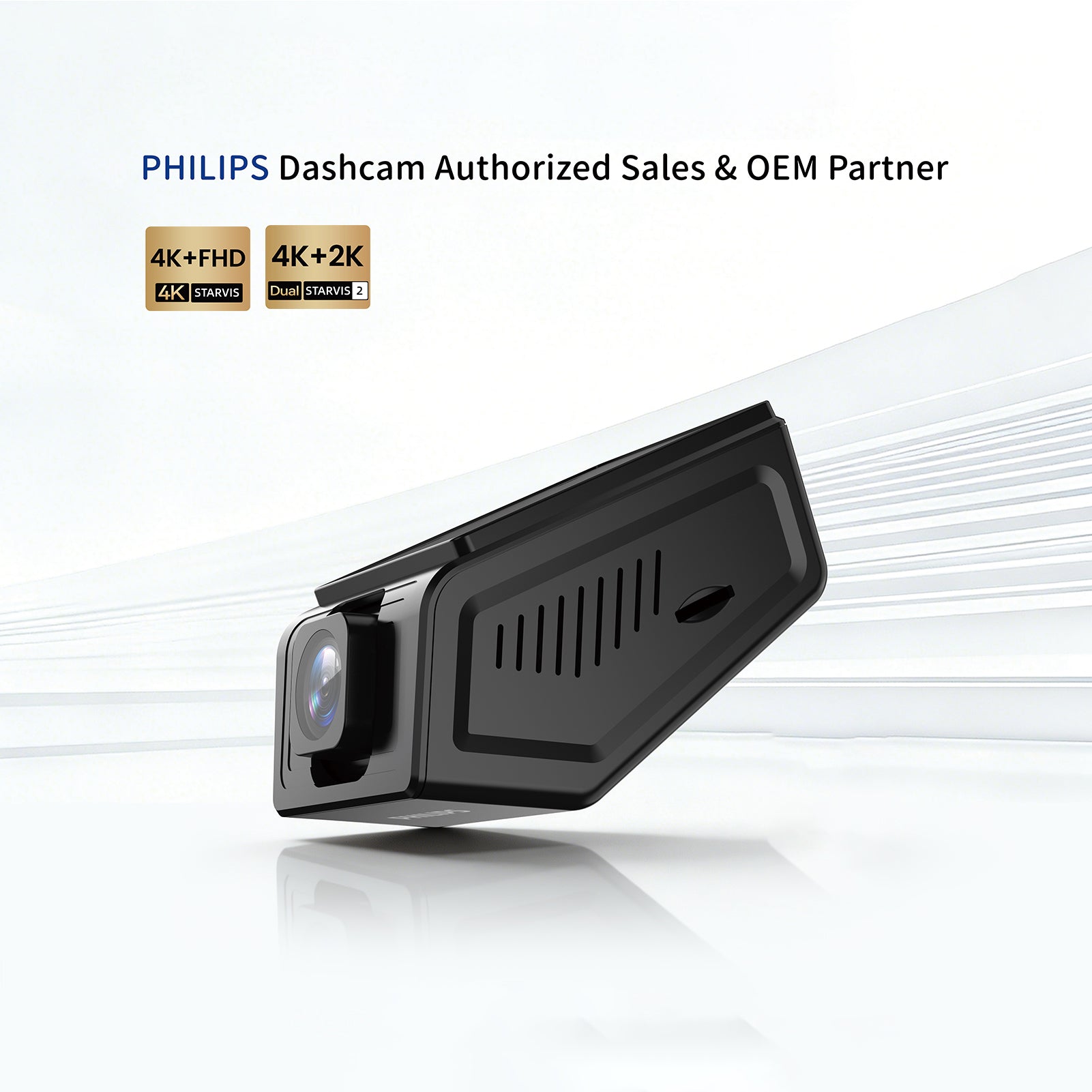 Mangoal Caméra de tableau de bord avant 4K et arrière 1080p pour Ford F150 2013-2024 F250/F350 Super Duty 2015-2024 XLT Lariat King Ranch Tremor Raptor Limited Platinum (modèle B), application et WiFi gratuits, carte 128 Go