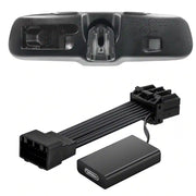 front and rear dash cam that connects to phone power adapter 