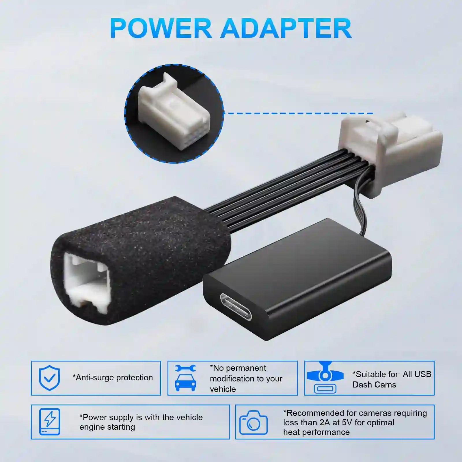 best fleet dash cam adapter 