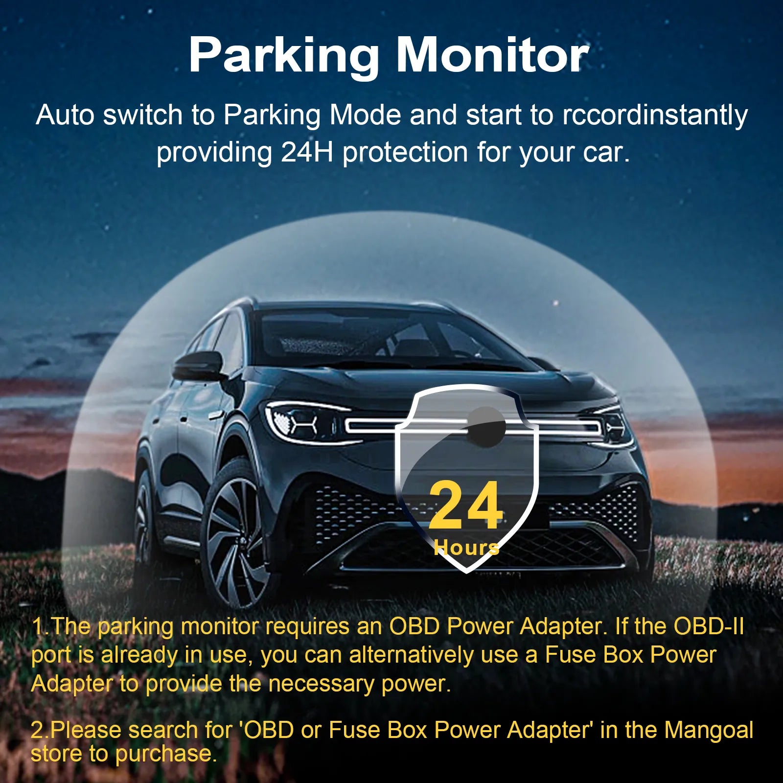 Mangoal Dash Cam for Mazda CX-30 2020-2023 & MX-30 EV 2022-2023 (Model A)
