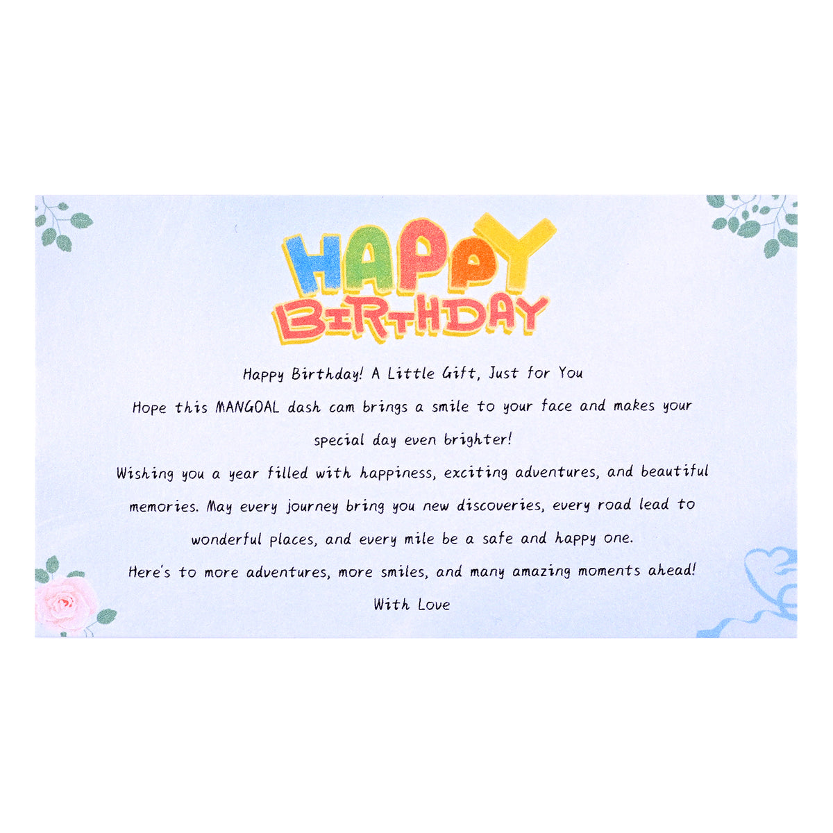 3D Pop-Up Greeting Card — Not Sold Separately