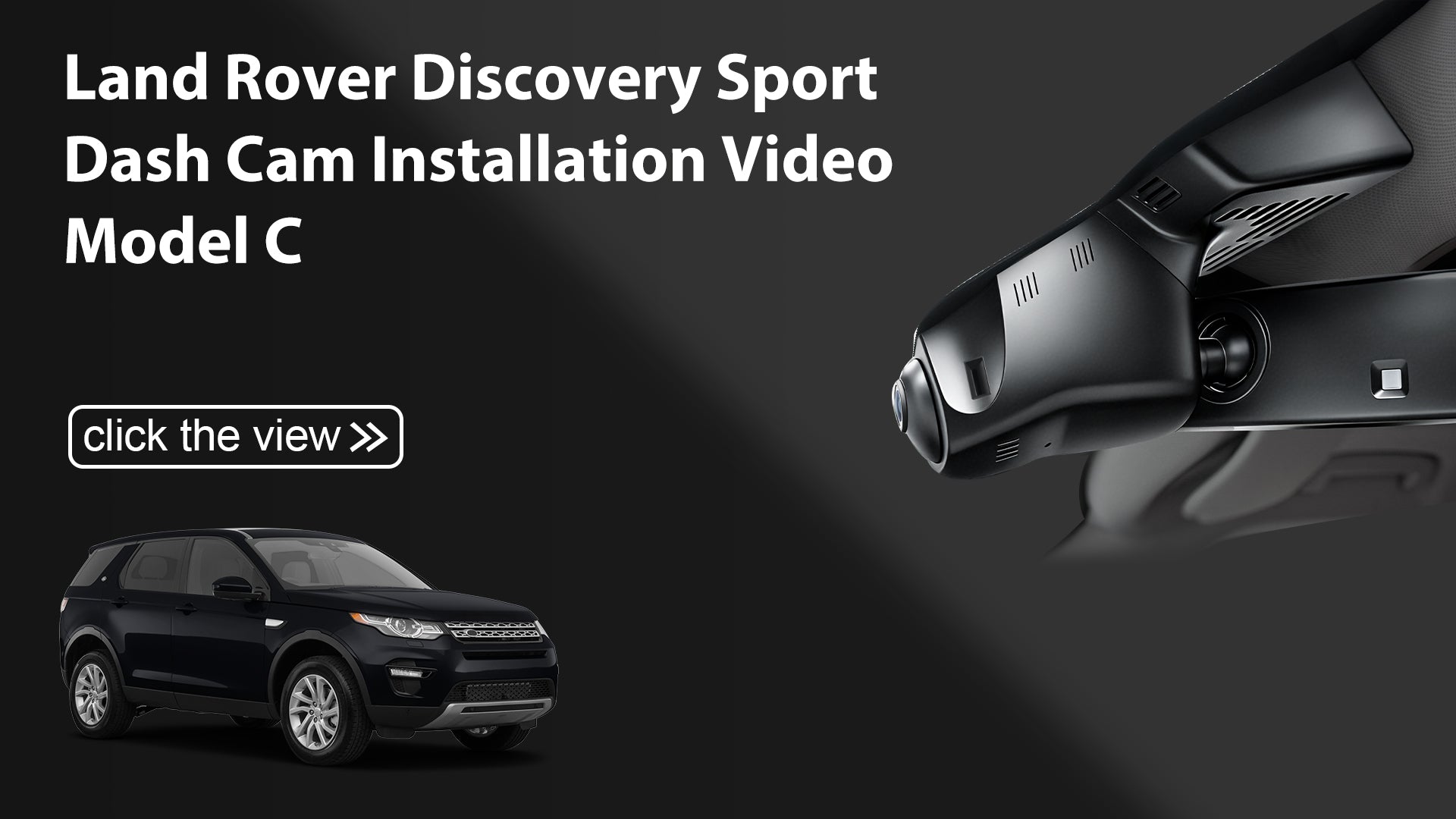 Charger la vidéo : Mangoal Front 4K HDR Dash Cam STARVIS 2 for Land Rover Discovery Sport S SE HSE R-Dynamic 2015-2019(Model C)