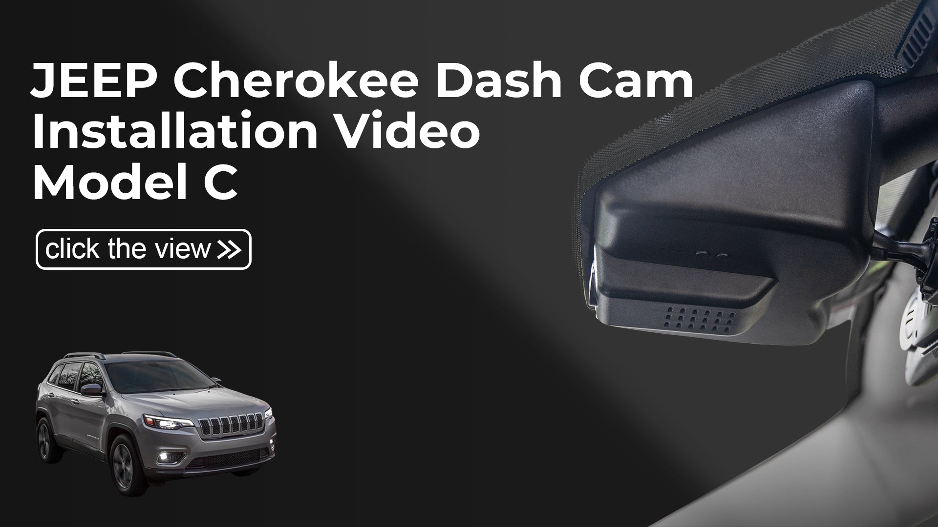 Load video: Mangoal Front 4K HDR Dash Cam STARVIS 2 for Jeep Grand Cherokee 2016-2021 &amp; WK 2022 (Model C)