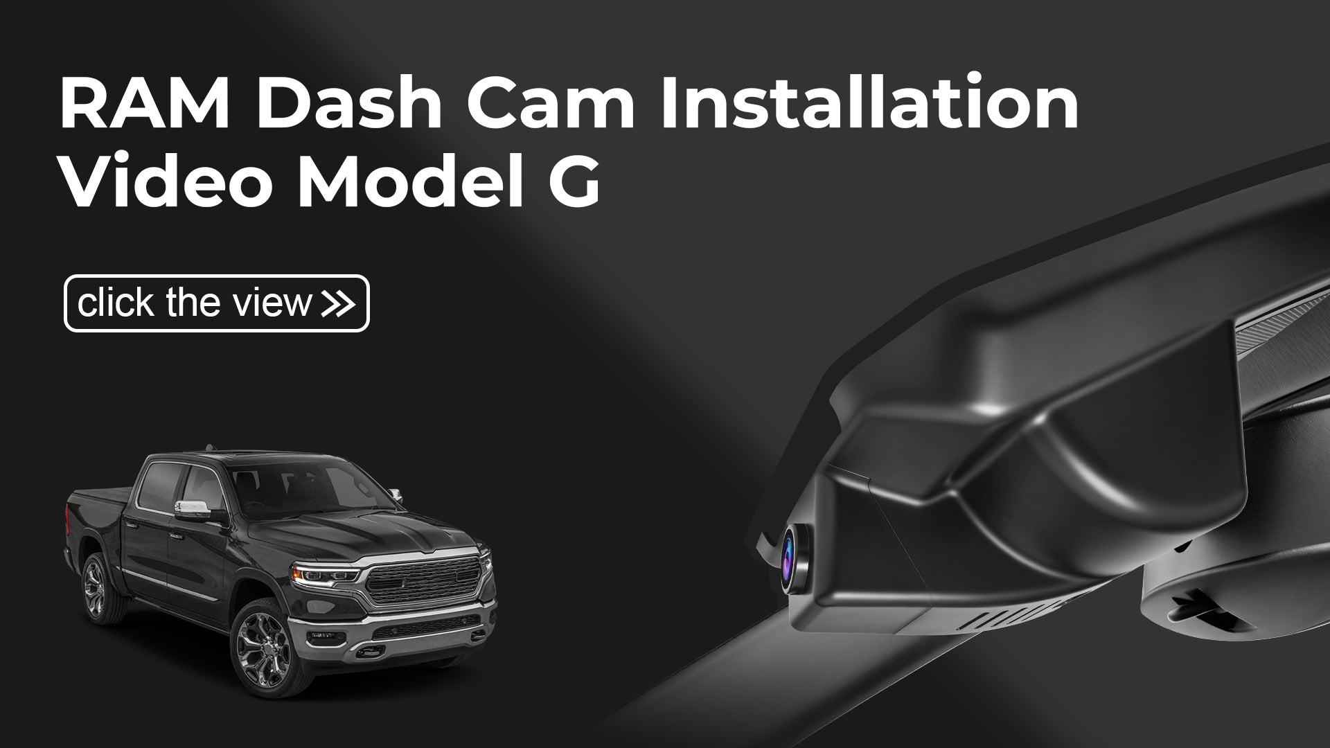 Charger la vidéo : Mangoal Front 4K &amp; Rear 2K HDR Dash Cam, Dual STARVIS 2, for Dodge Gen5 RAM 1500 2025-2027(Model G)