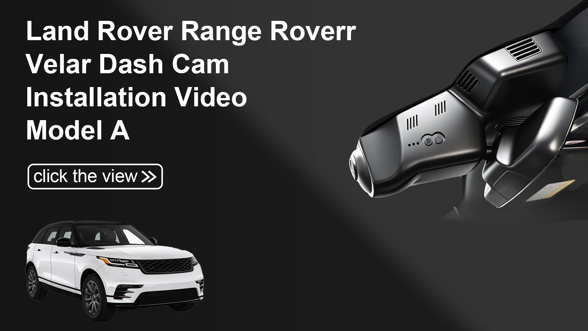 Charger la vidéo : Mangoal Front 4K &amp; Rear 2K HDR Dash Cam, Dual STARVIS 2 for Land Rover Range Roverr Velar L560 2018-2020(Model A)