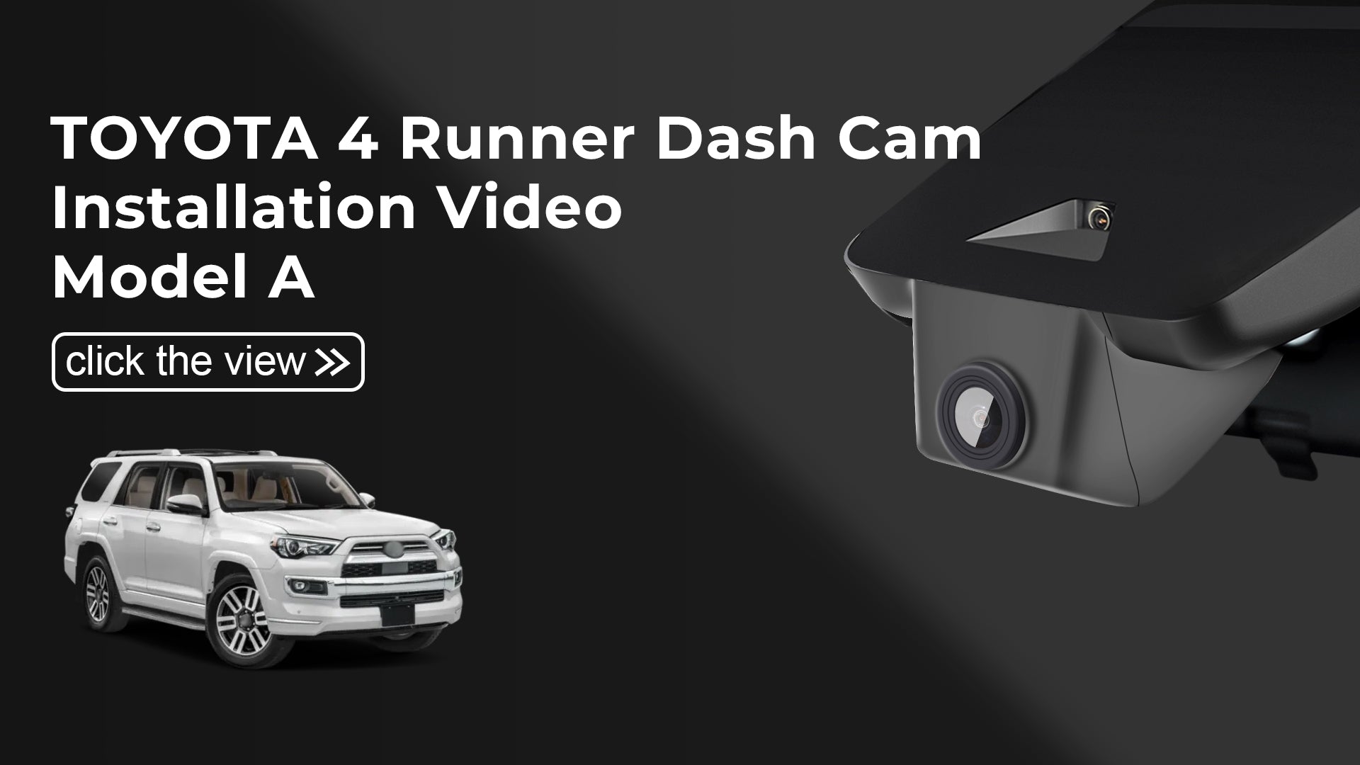 Load video: Mangoal Front 4K &amp; Rear 2K HDR Dash Cam, Dual STARVIS 2, for Toyota 4Runner 2020-2024 Gen5 N280(Model A)
