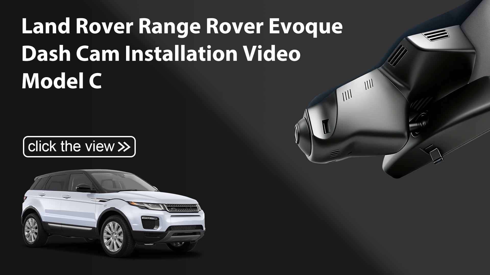 Charger la vidéo : Mangoal Front 4K &amp; Rear 2K HDR Dash Cam,Dual STARVIS 2 for Land Rover Range Rover Evoque Facelift L538 (Model C)