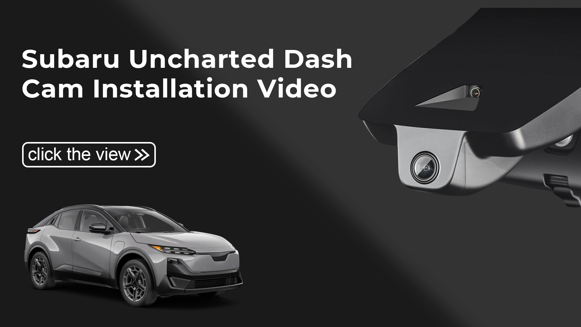 Load video: Mangoal 4K Front &amp; 2K Rear 2 Channel HDR Dash Cam Dual STARVIS 2 for Subaru Uncharted 2026
