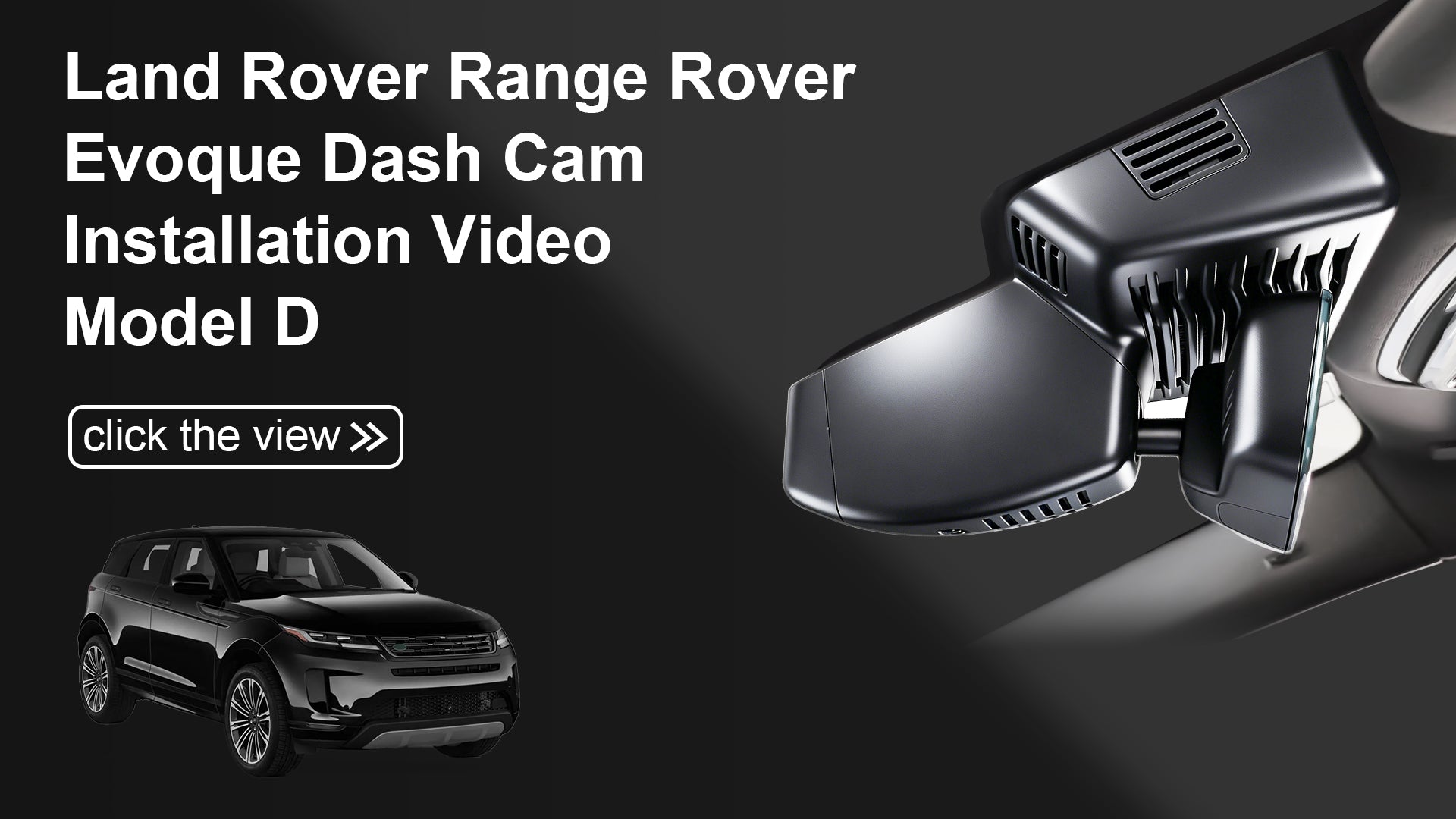 Charger la vidéo : Mangoal Front 4K &amp; Rear 2K HDR Dash Cam,Dual STARVIS 2 for Land Rover Range Rover Evoque L551(Model D)