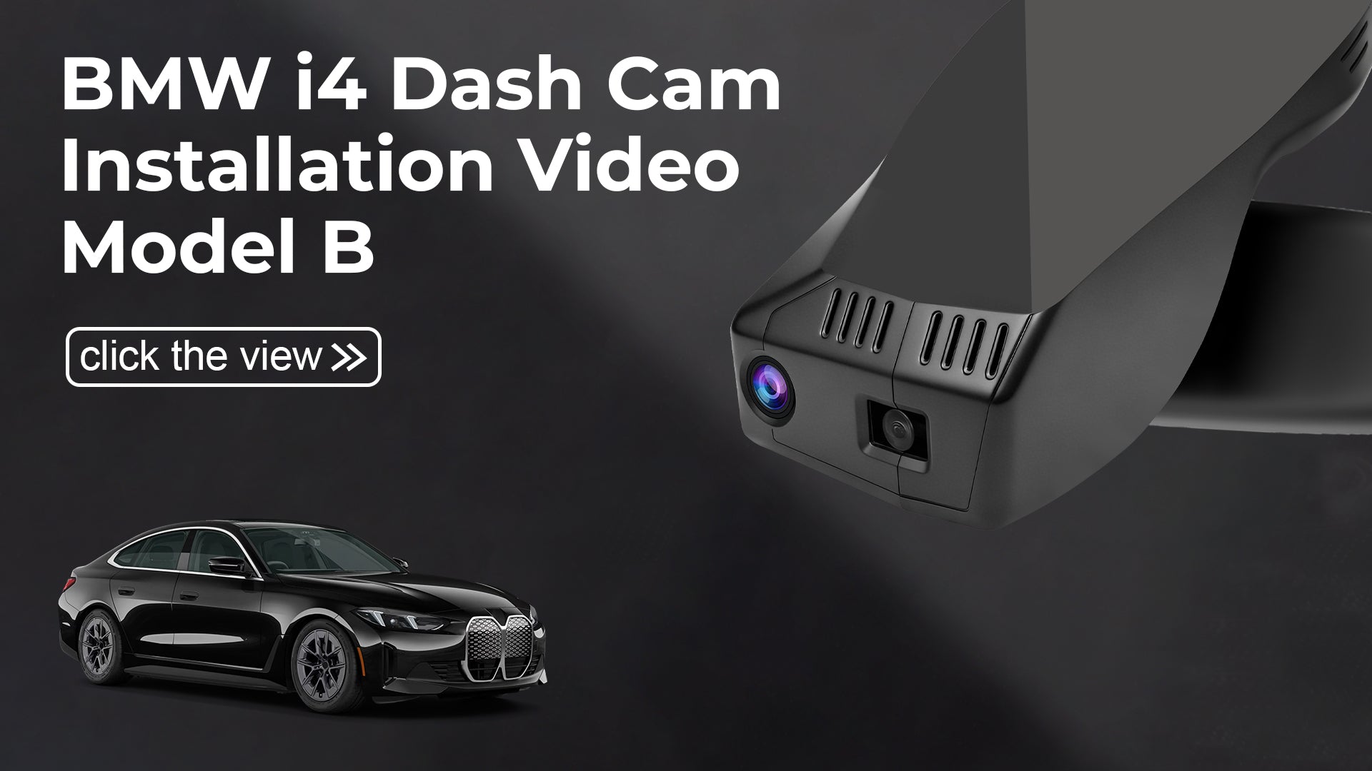 Charger la vidéo : Mangoal Front 4K HDR Dash Cam STARVIS 2 for BMW i4 2025 (Model B)