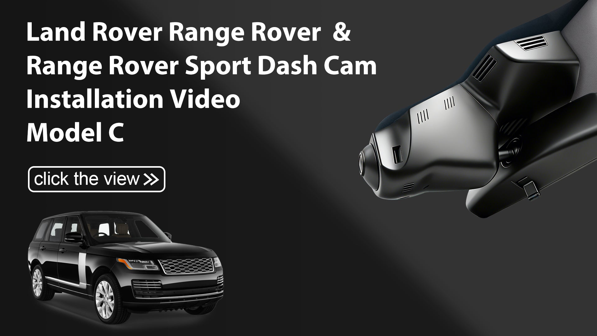 Load video: Mangoal Front 4K HDR Dash Cam STARVIS 2 for Land Rover Range Rover Gen4 &amp; Range Rover Sport(Model C)